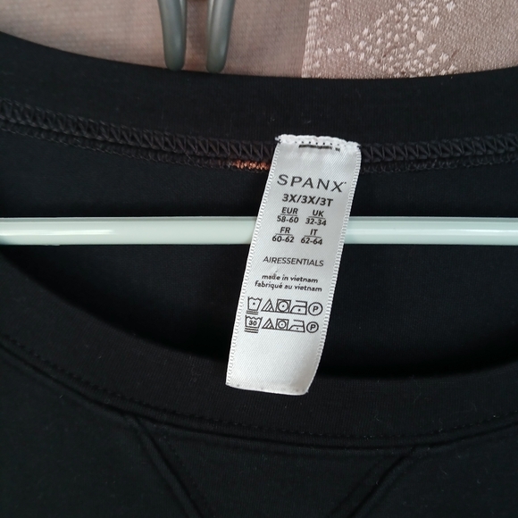 💎 Spanx Women's Top Cotton Fleece Crewneck Tunic #0351 - Picture 9 of 10
